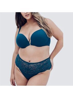 City Chic Plus Size Women's Caitlin Lace Cheeky Panty